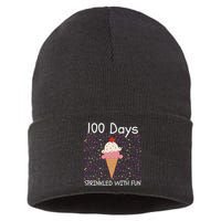100 Days Sprinkled With Fun 100th Day Of School 100 Days Of School 100 Days Sustainable Knit Beanie
