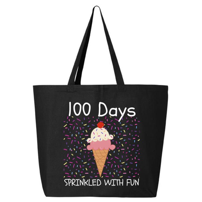 100 Days Sprinkled With Fun 100th Day Of School 100 Days Of School 100 Days 25L Jumbo Tote