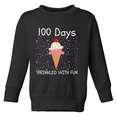 100 Days Sprinkled With Fun 100th Day Of School 100 Days Of School 100 Days Toddler Sweatshirt