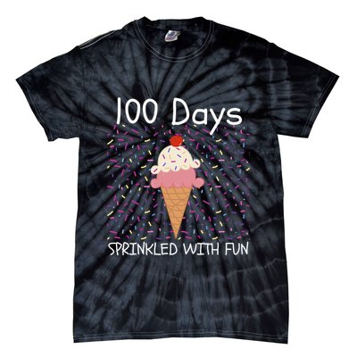 100 Days Sprinkled With Fun 100th Day Of School 100 Days Of School 100 Days Tie-Dye T-Shirt