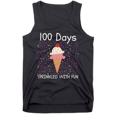 100 Days Sprinkled With Fun 100th Day Of School 100 Days Of School 100 Days Tank Top