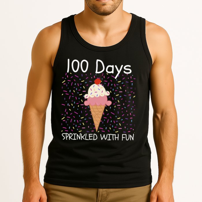 100 Days Sprinkled With Fun 100th Day Of School 100 Days Of School 100 Days Tank Top