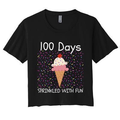 100 Days Sprinkled With Fun 100th Day Of School 100 Days Of School 100 Days Crop Top