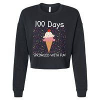 100 Days Sprinkled With Fun 100th Day Of School 100 Days Of School 100 Days Cropped Pullover Crew