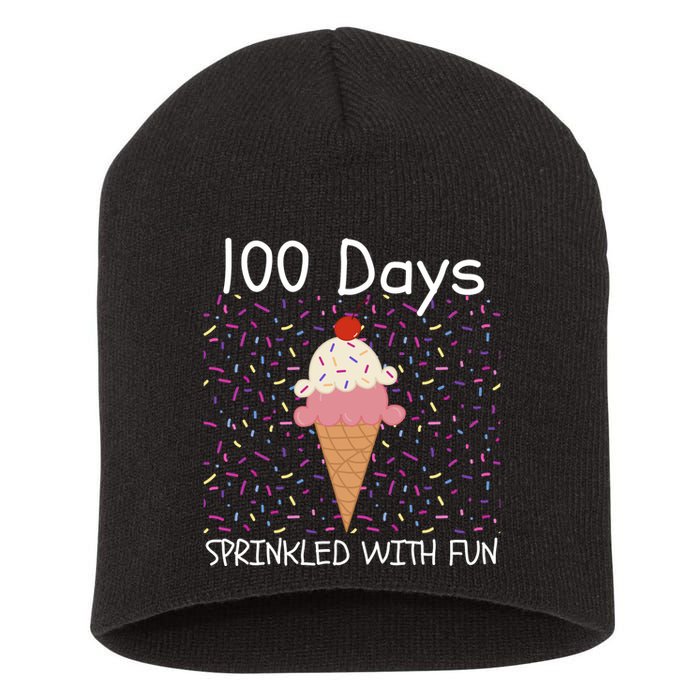 100 Days Sprinkled With Fun 100th Day Of School 100 Days Of School 100 Days Short Acrylic Beanie