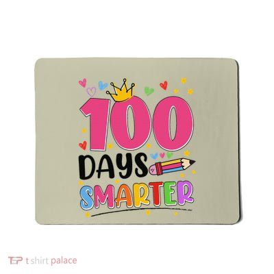 100 Days Smarter 100th Day Of School Gift Mousepad