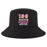100 Days Sprinkled With Fun Cupcake 100th Day Of School Cool Comfort Performance Bucket Hat