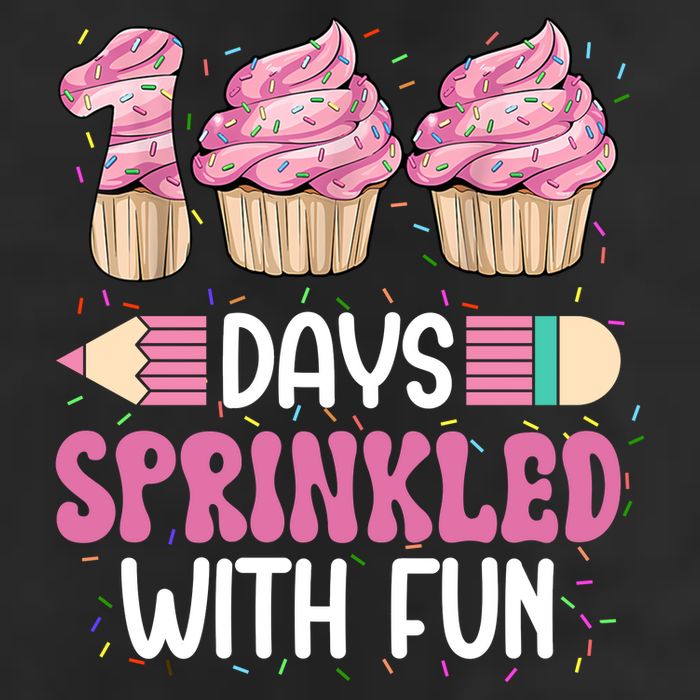 100 Days Sprinkled With Fun Cupcake 100th Day Of School Cool Comfort Performance Bucket Hat