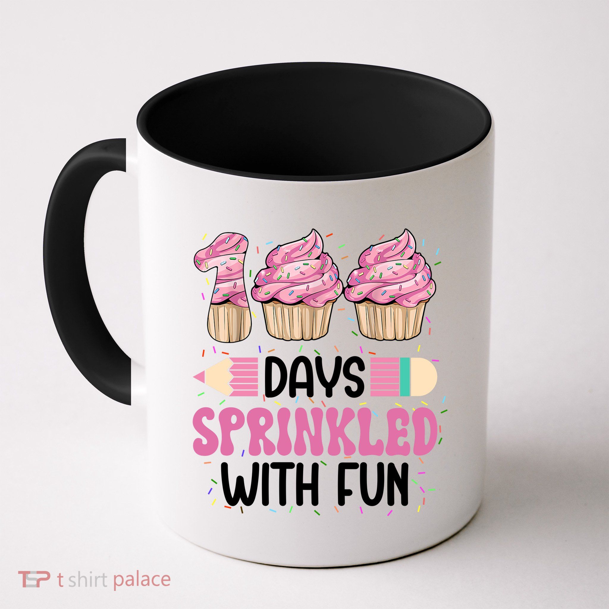 100 Days Sprinkled With Fun Cupcake 100th Day Of School Mug