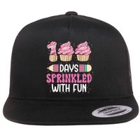 100 Days Sprinkled With Fun Cupcake 100th Day Of School Flatbill Hat