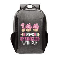 100 Days Sprinkled With Fun Cupcake 100th Day Of School Vector Backpack