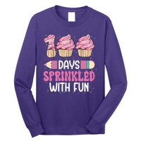 100 Days Sprinkled With Fun Cupcake 100th Day Of School Long Sleeve Shirt