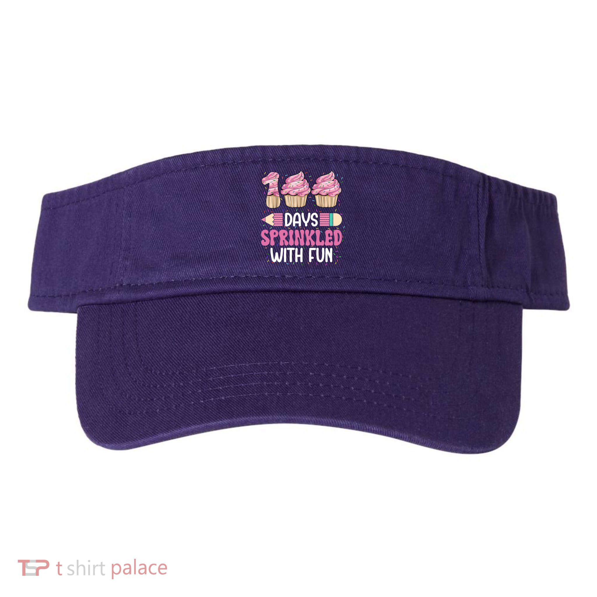 100 Days Sprinkled With Fun Cupcake 100th Day Of School Visor