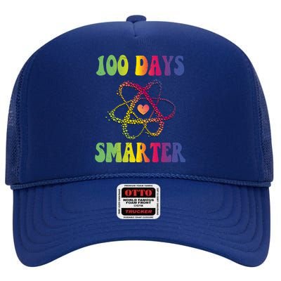 100 Days Smarter Meaningful Gift High Crown Mesh Back Trucker Hat