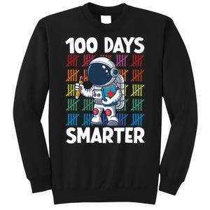 100 Days Smarter Space Astronaut 100th Day School Sweatshirt