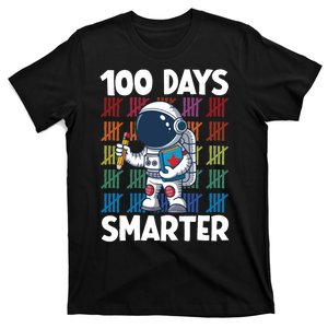 100 Days Smarter Space Astronaut 100th Day School T-Shirt