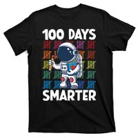 100 Days Smarter Space Astronaut 100th Day School T-Shirt