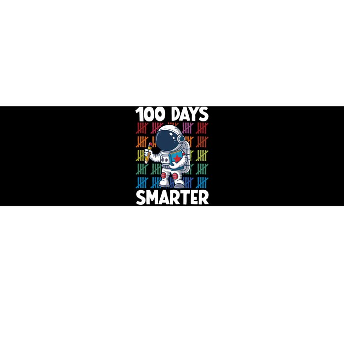 100 Days Smarter Space Astronaut 100th Day School Bumper Sticker