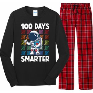 100 Days Smarter Space Astronaut 100th Day School Long Sleeve Pajama Set