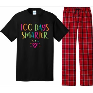 100 Days Smarter Teacher Student 100th Day Of School Gift Pajama Set