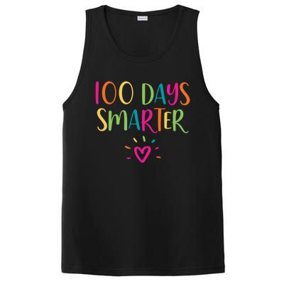 100 Days Smarter Teacher Student 100th Day Of School Gift PosiCharge Competitor Tank