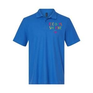 100 Days Smarter Teacher Student 100th Day Of School Gift Softstyle Adult Sport Polo