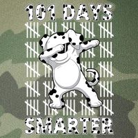 101 Days Smarter Dabbing Dalmatian Dog Legacy Tie Dye Trucker Hat