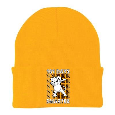 101 Days Smarter Dabbing Dalmatian Dog Knit Cap Winter Beanie