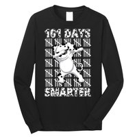 101 Days Smarter Dabbing Dalmatian Dog Long Sleeve Shirt
