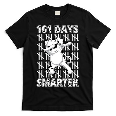 101 Days Smarter Dabbing Dalmatian Dog T-Shirt