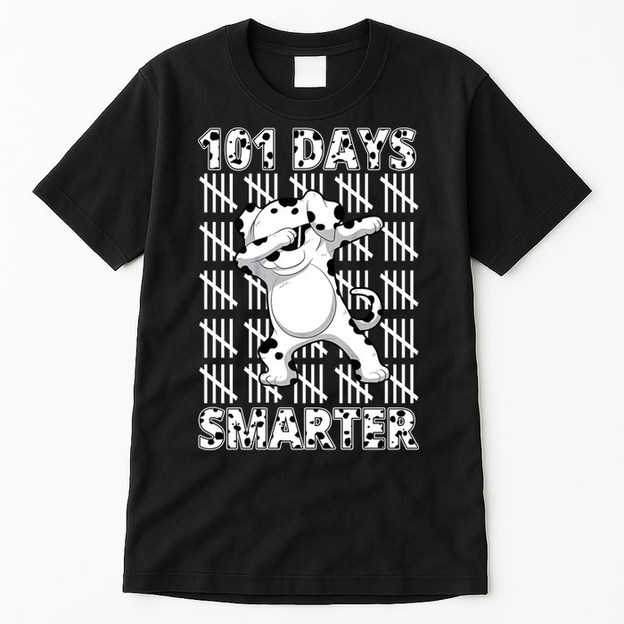 101 Days Smarter Dabbing Dalmatian Dog Tall T-Shirt