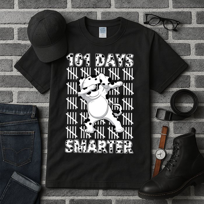 101 Days Smarter Dabbing Dalmatian Dog Tall T-Shirt