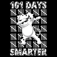 101 Days Smarter Dabbing Dalmatian Dog Tall T-Shirt