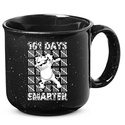 101 Days Smarter Dabbing Dalmatian Dog 15oz Campfire Ceramic Mug