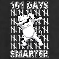 101 Days Smarter Dabbing Dalmatian Dog Large Microfiber Waffle Golf Towel