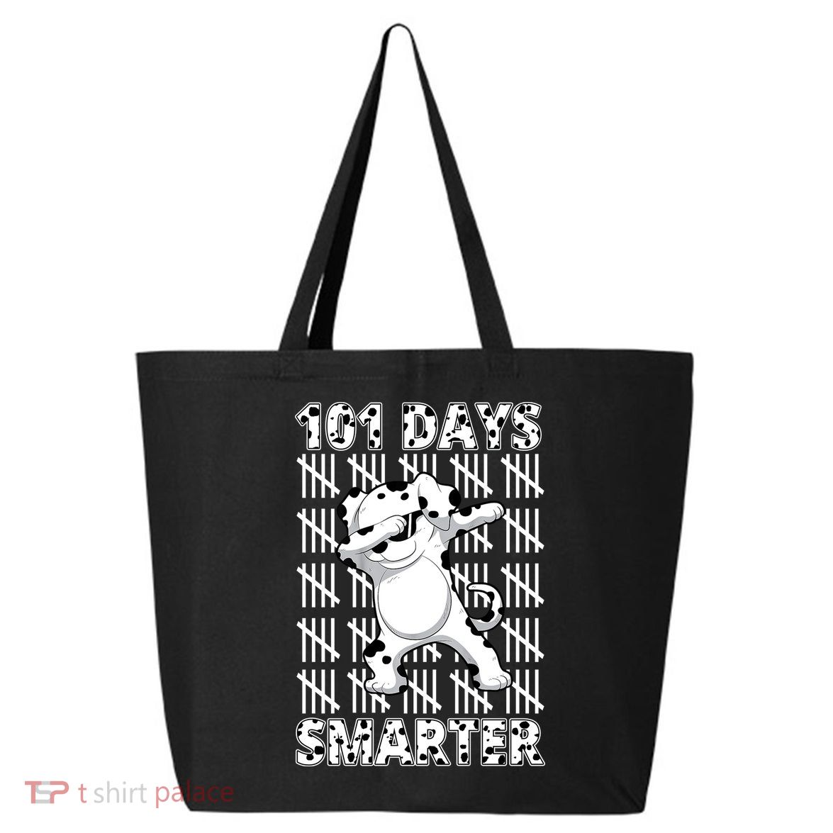 101 Days Smarter Dabbing Dalmatian Dog 25L Jumbo Tote