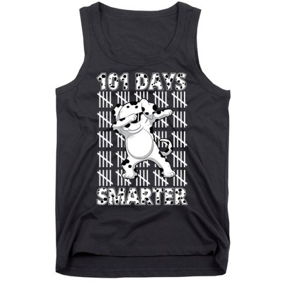 101 Days Smarter Dabbing Dalmatian Dog Tank Top