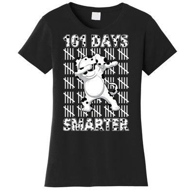 101 Days Smarter Dabbing Dalmatian Dog Women's T-Shirt