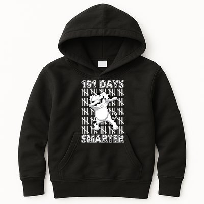 101 Days Smarter Dabbing Dalmatian Dog Kids Hoodie
