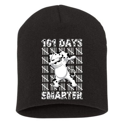 101 Days Smarter Dabbing Dalmatian Dog Short Acrylic Beanie