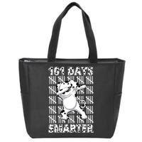 101 Days Smarter Dabbing Dalmatian Dog Zip Tote Bag