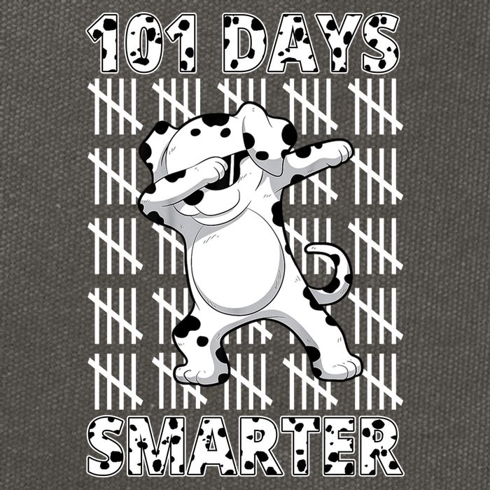 101 Days Smarter Dabbing Dalmatian Dog Cotton Canvas Backpack