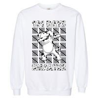 101 Days Smarter Dabbing Dalmatian Dog Garment-Dyed Sweatshirt