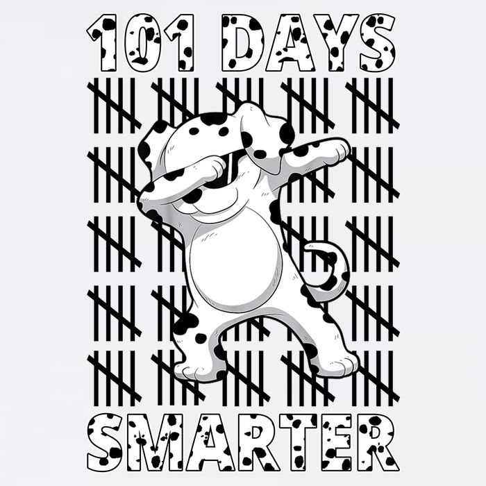 101 Days Smarter Dabbing Dalmatian Dog Garment-Dyed Sweatshirt