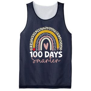 100 Days Smarter Teacher Rainbow 100th Day Of School Mesh Reversible Basketball Jersey Tank