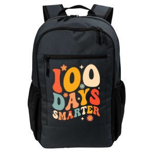 100 Days Smarter Happy 100th Day Of School Groovy Boy Girl Daily Commute Backpack