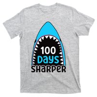 100 Days Sharper Boy Shark 100th Day Of School T-Shirt