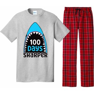 100 Days Sharper Boy Shark 100th Day Of School Pajama Set