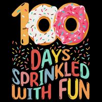 100 Days Sprinkled With Fun Cupcake 100th Day Of School Apron