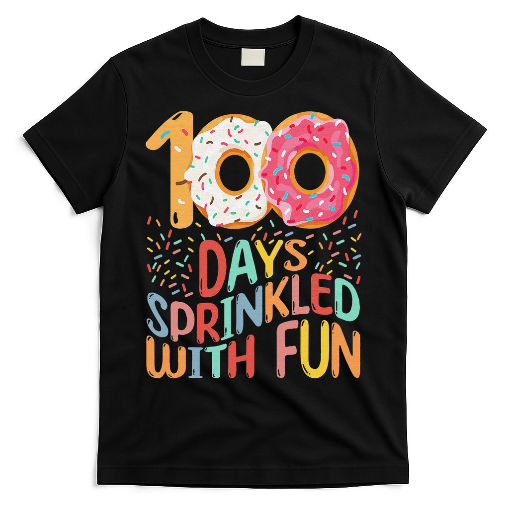 100 Days Sprinkled With Fun Cupcake 100th Day Of School T-Shirt
